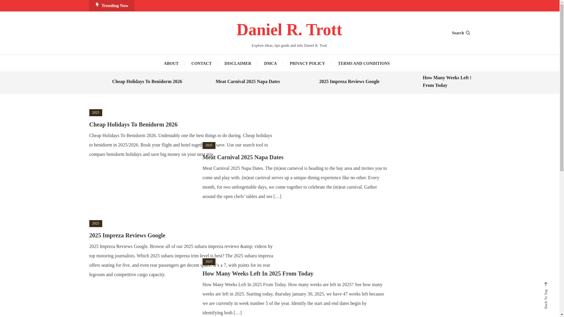 website screenshot of https://danielrtrott.pages.dev/