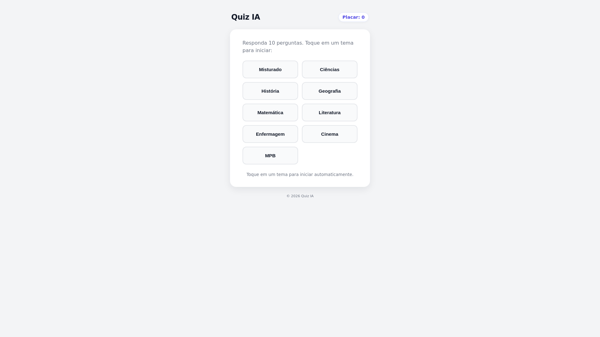 website screenshot of https://quizia-front.pages.dev/
