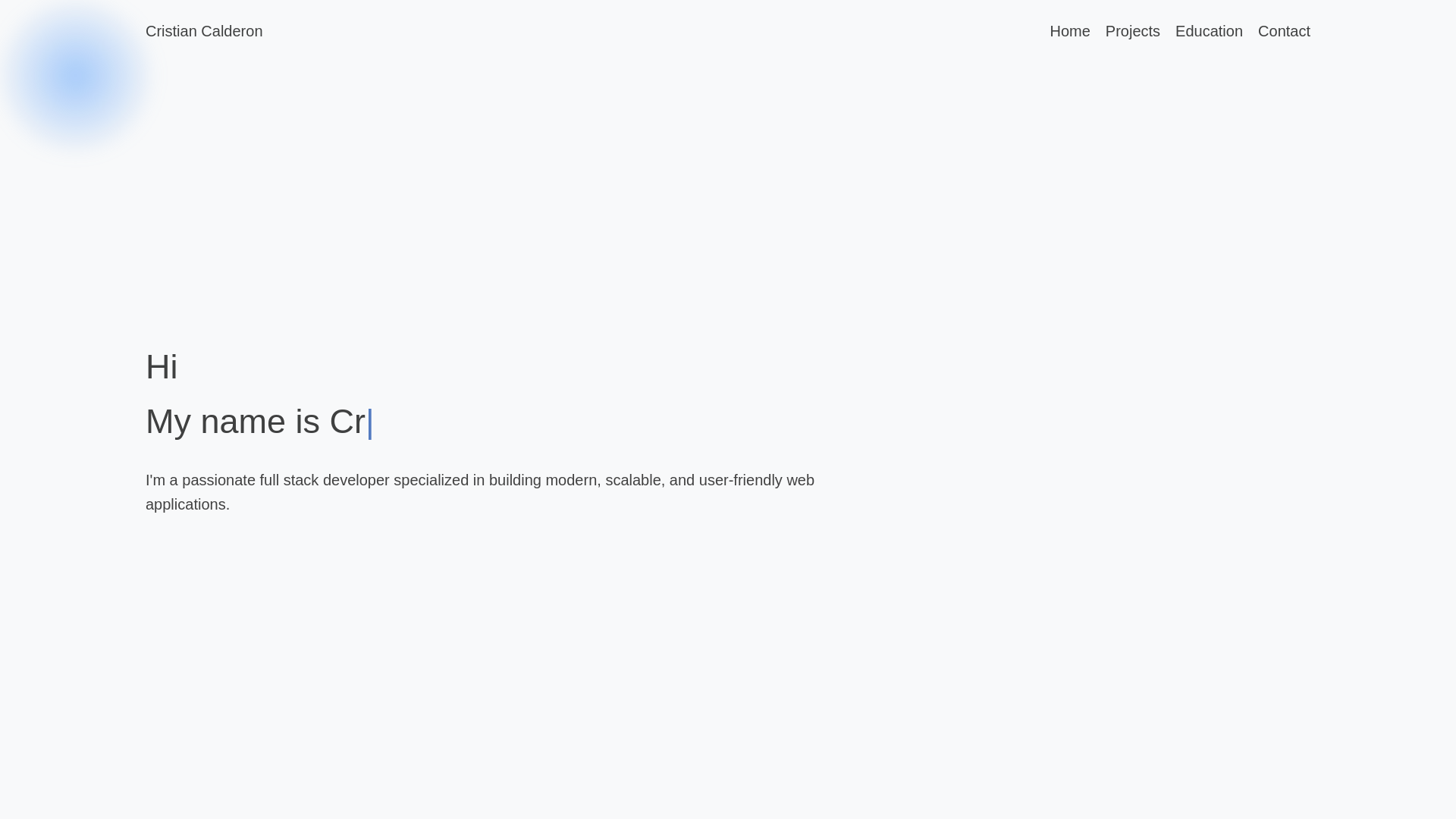 website screenshot of https://criscode.dev/