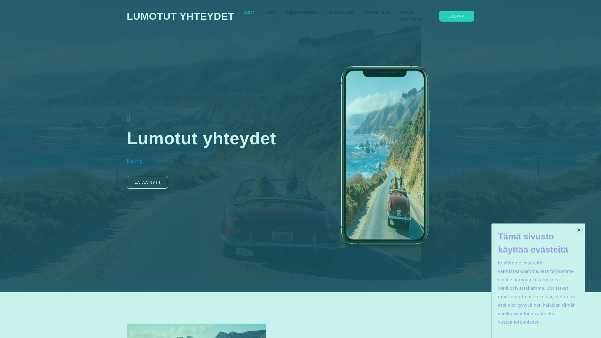 website screenshot of https://tuttavuusfi.live/