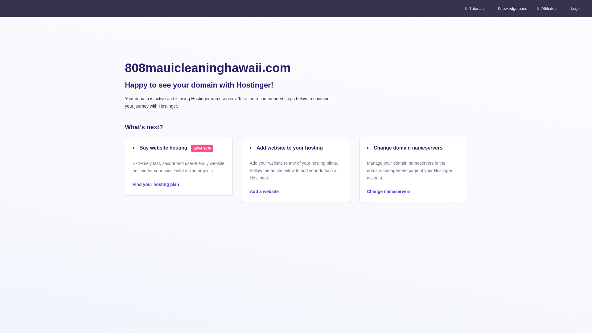 website screenshot of https://808mauicleaninghawaii.com/