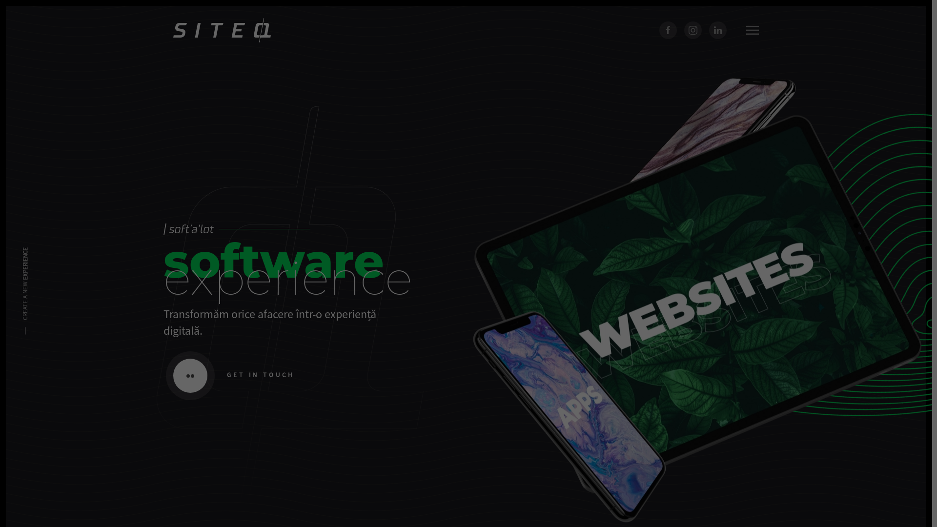 website screenshot of https://momentum-events.ro/
