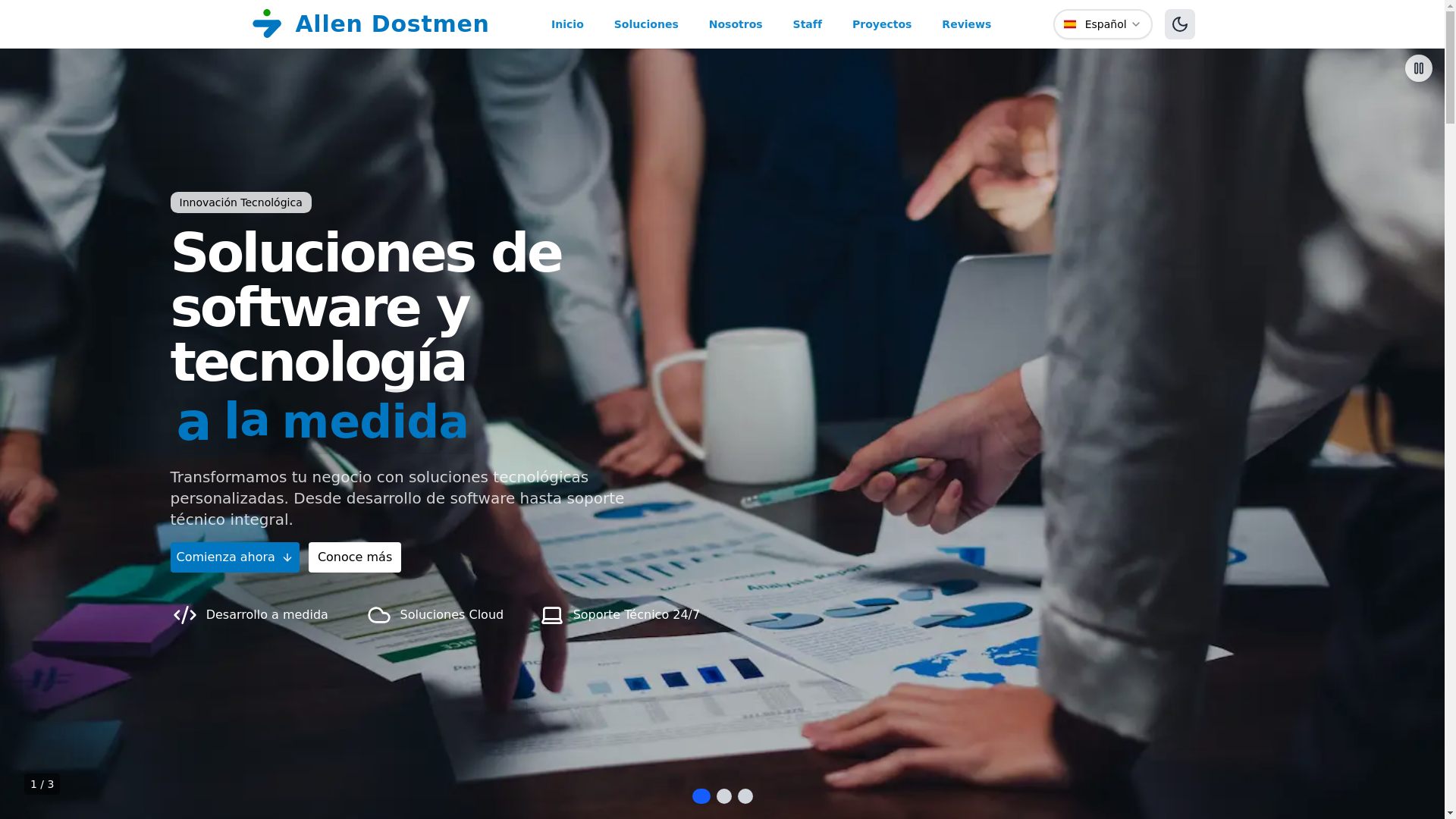 website screenshot of https://test4-landing-page-allendostmen.pages.dev/