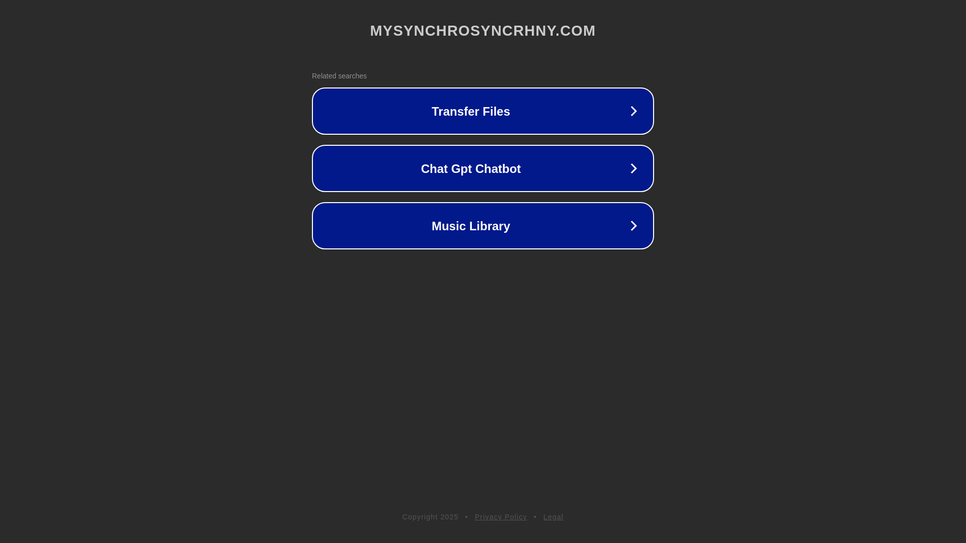 website screenshot of https://mysynchrosyncrhny.com/