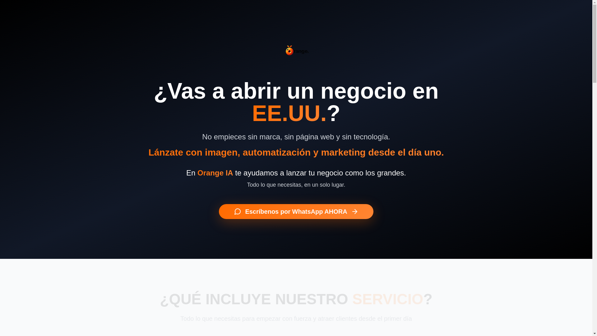 website screenshot of https://orangeiaemprende.com/