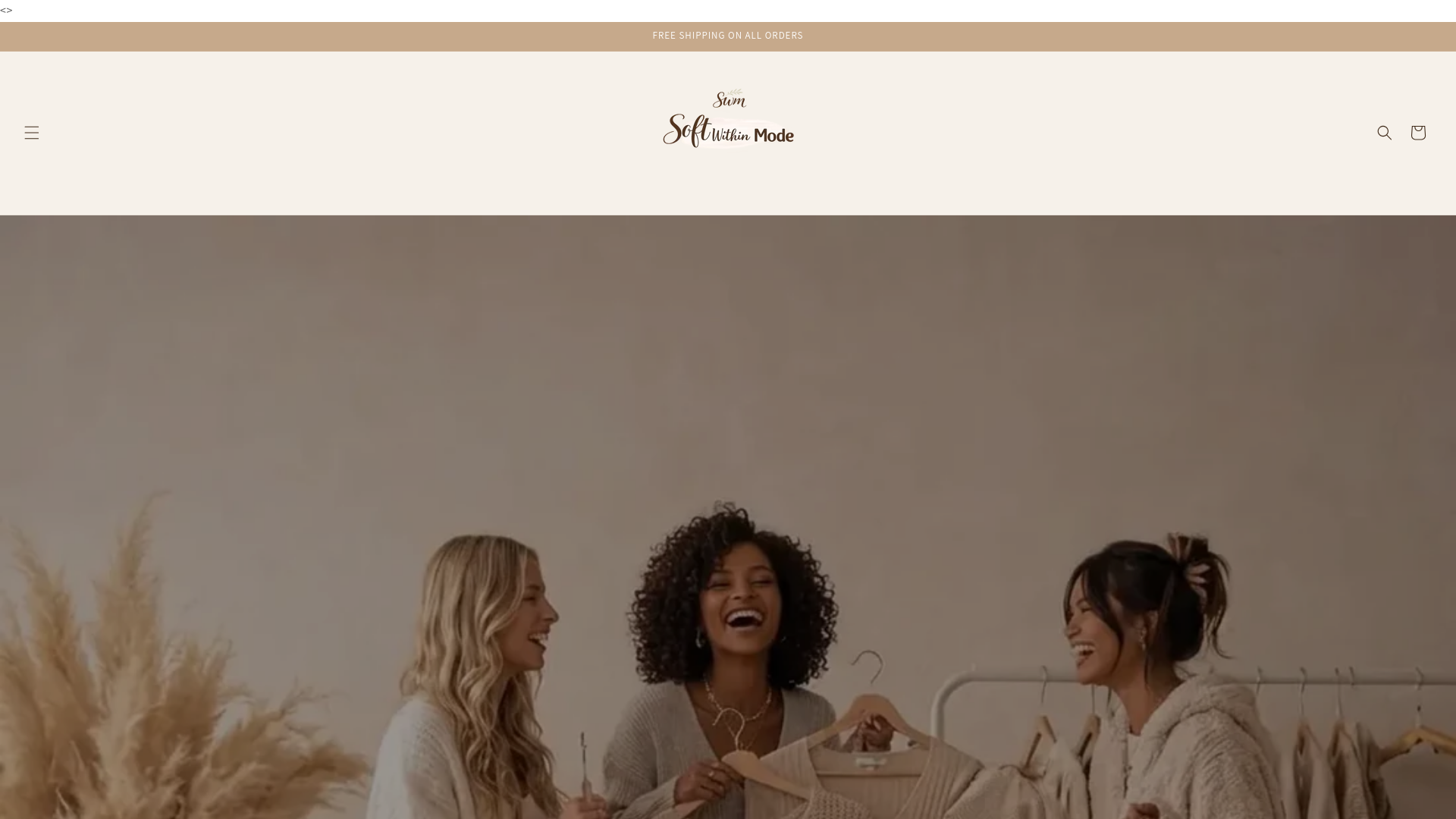 website screenshot of https://softwithinmode.com