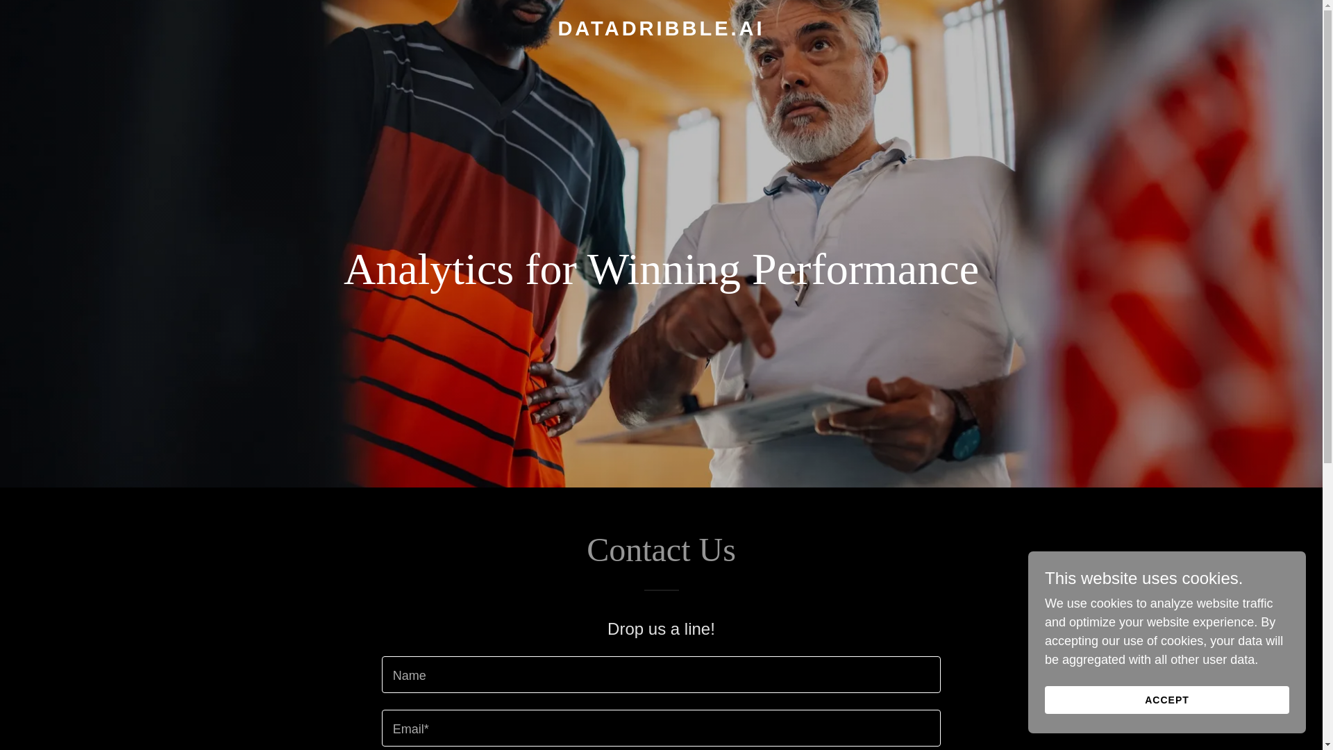 website screenshot of https://datadribble.ai/