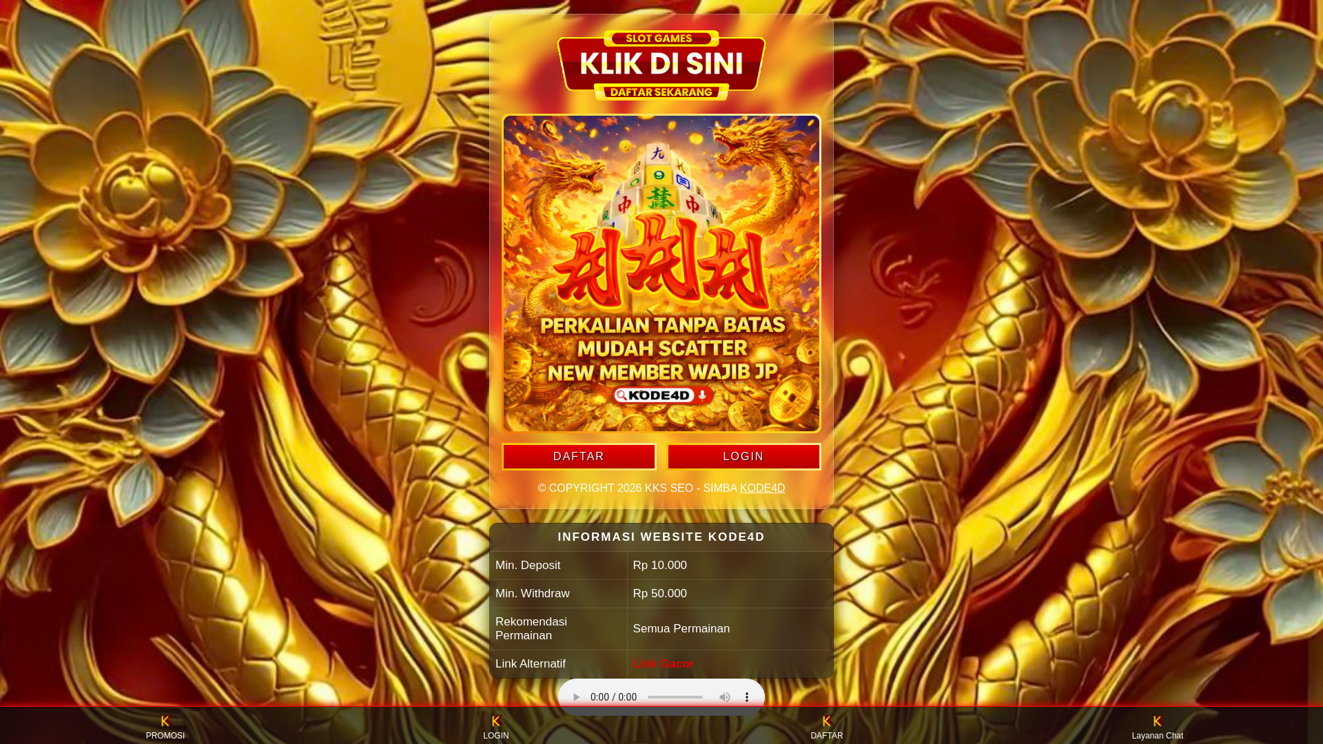 website screenshot of https://megawati-balap6.pages.dev/