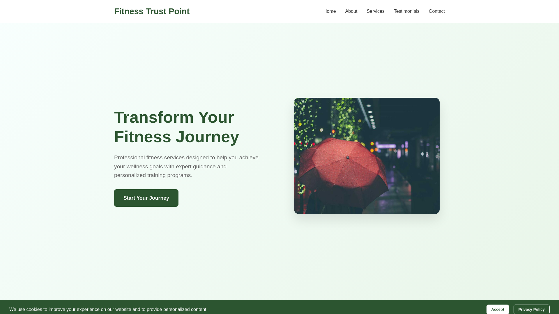 website screenshot of https://fitnesstrustpoint.shop/