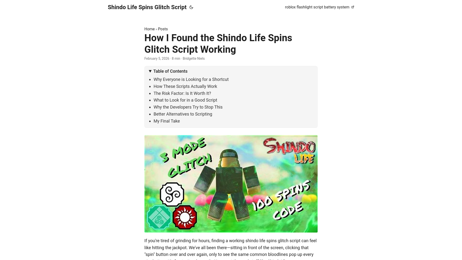 website screenshot of https://shindo-life-spins-glitch-script.pages.dev/
