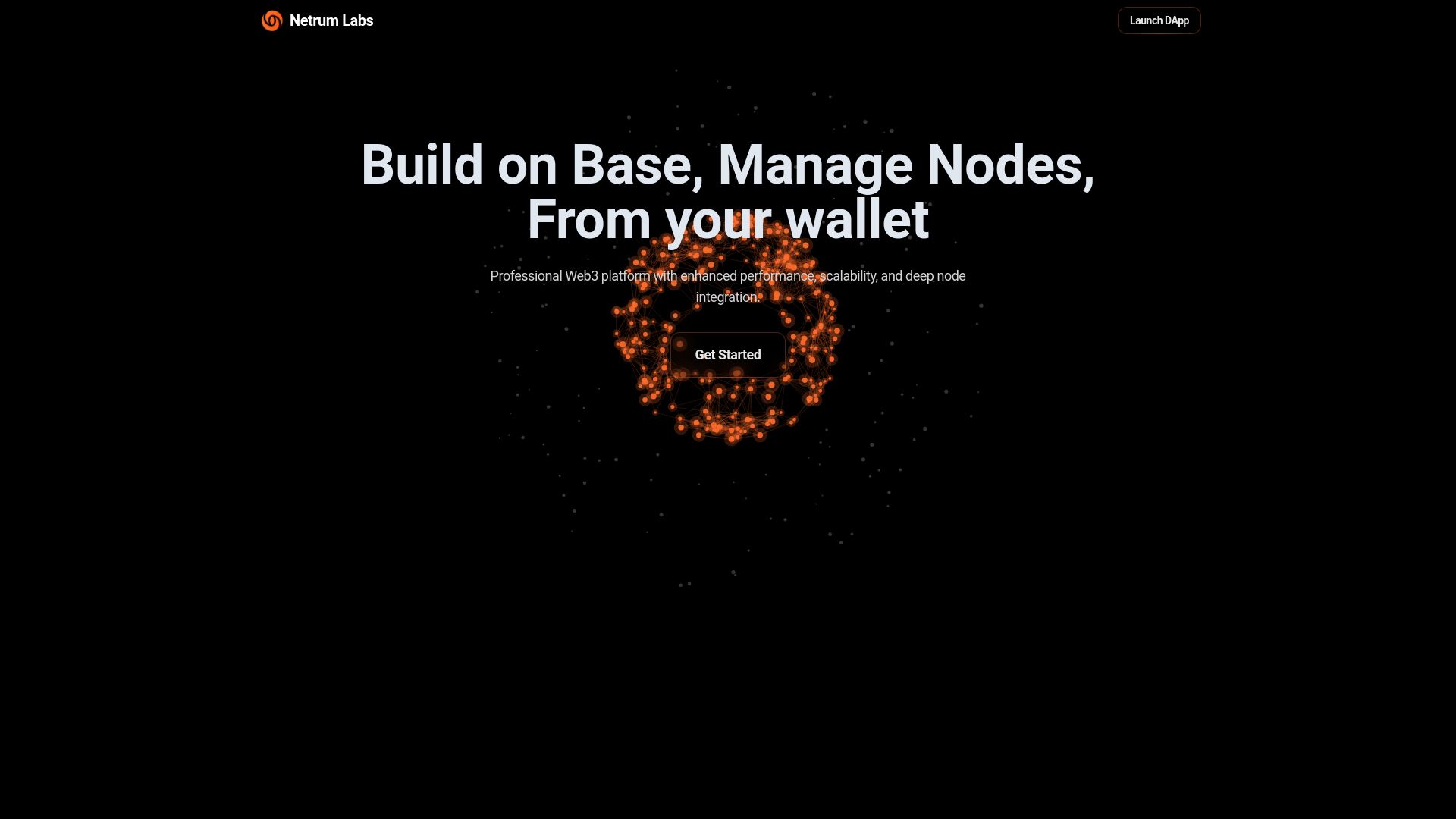 website screenshot of https://base.netrumlabs.com/