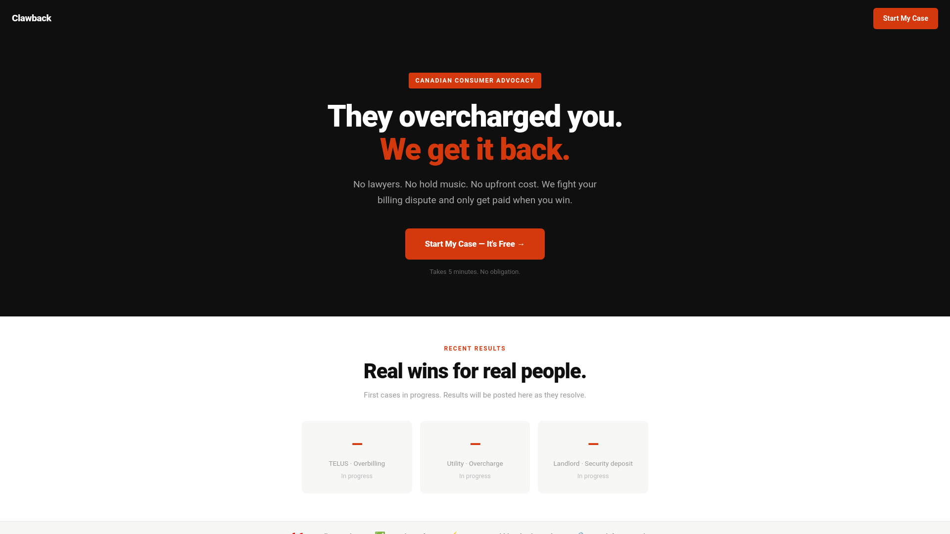 website screenshot of https://billfighter.org/