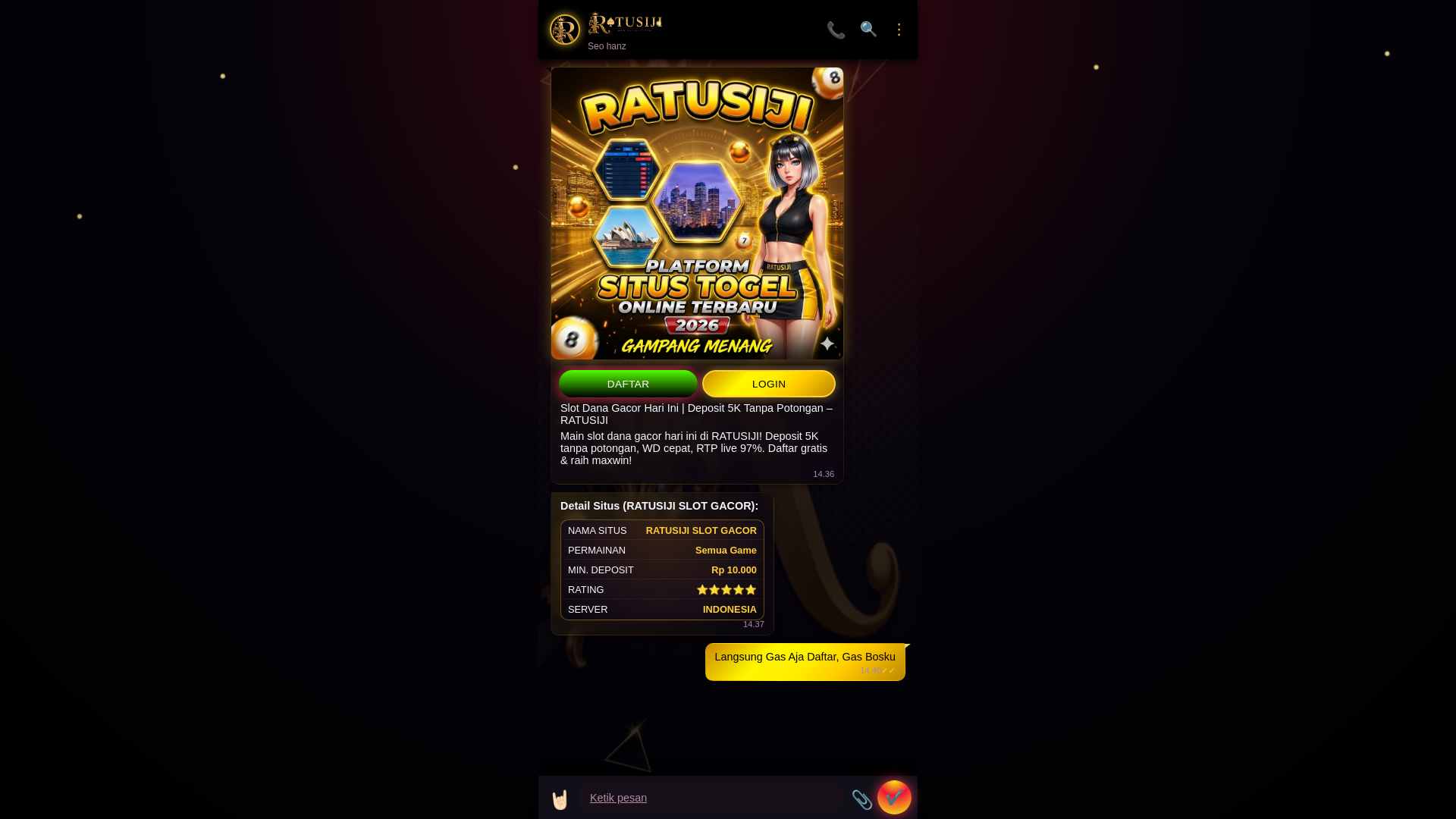 website screenshot of https://ratusiji-slot-gacor.pages.dev/