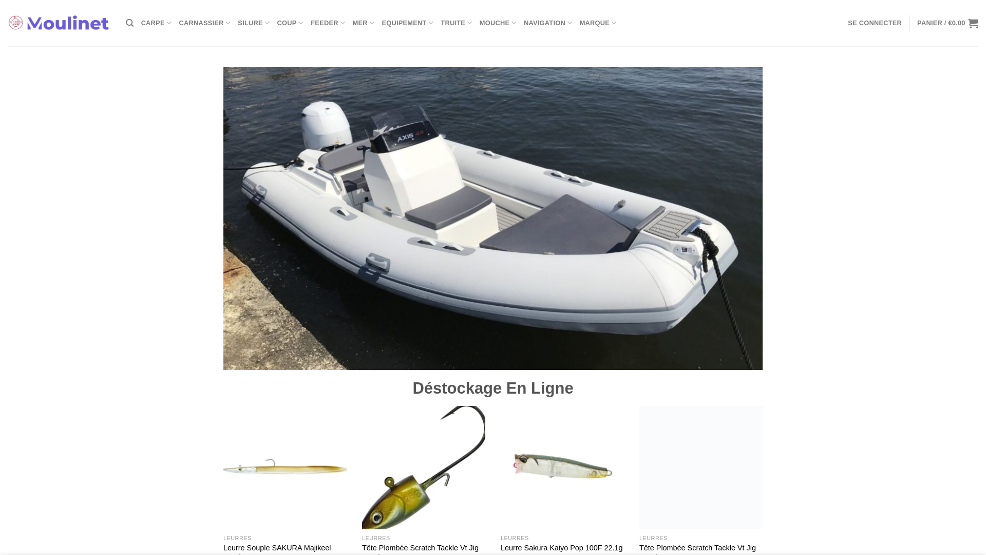 website screenshot of https://moulinetshop.com