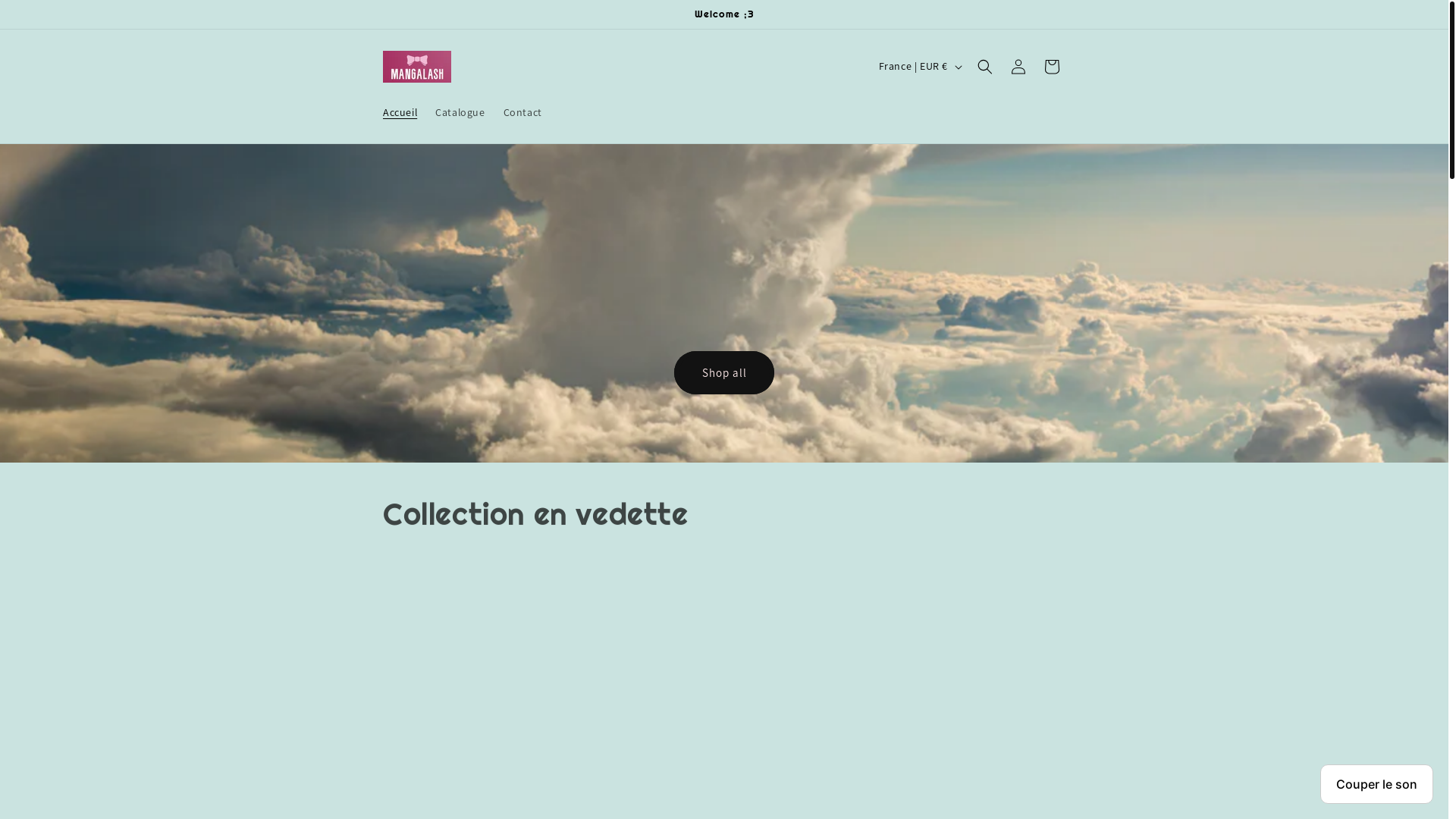 website screenshot of https://mangalash.shop/