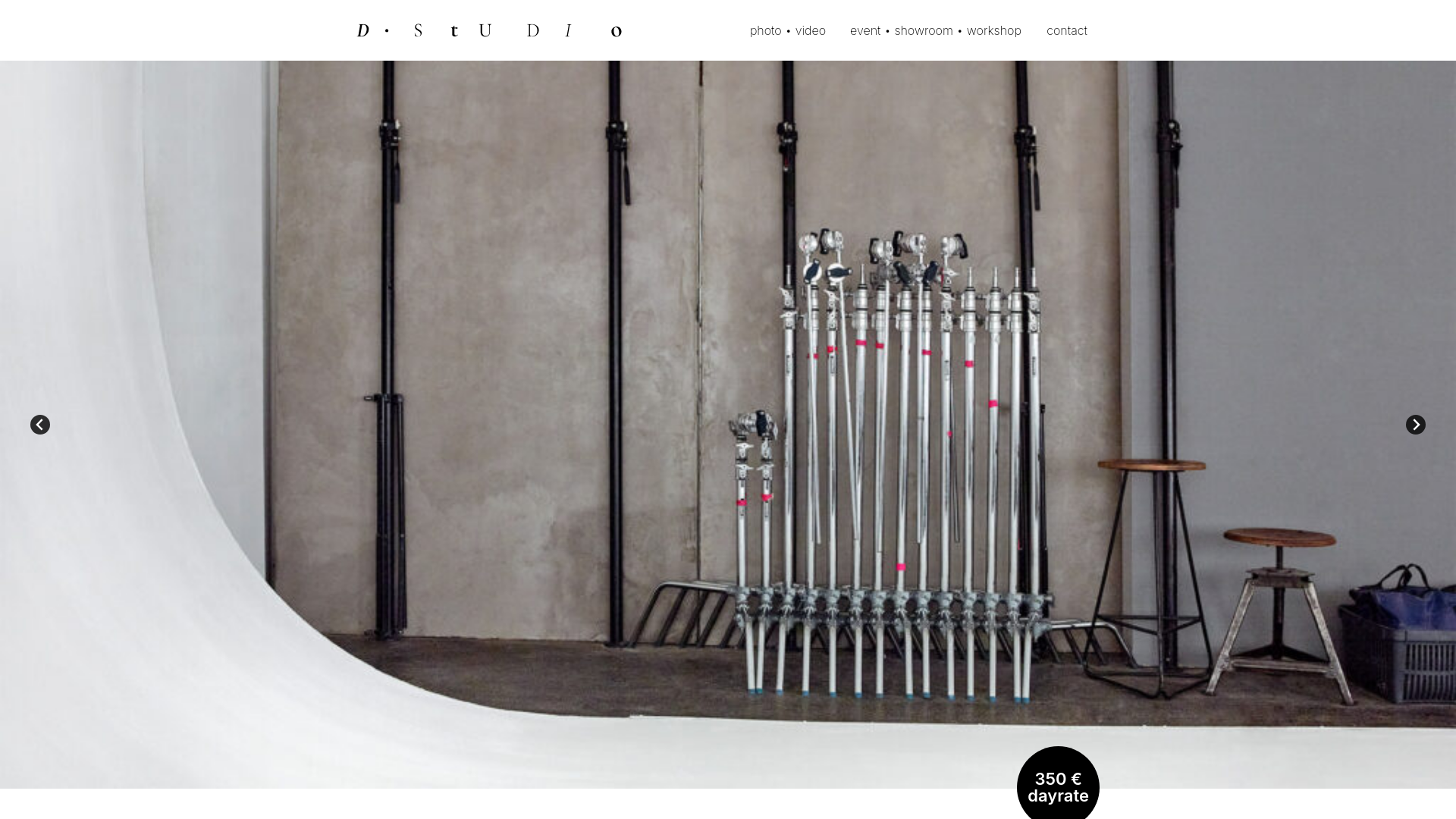 website screenshot of https://dstudio-munich.de