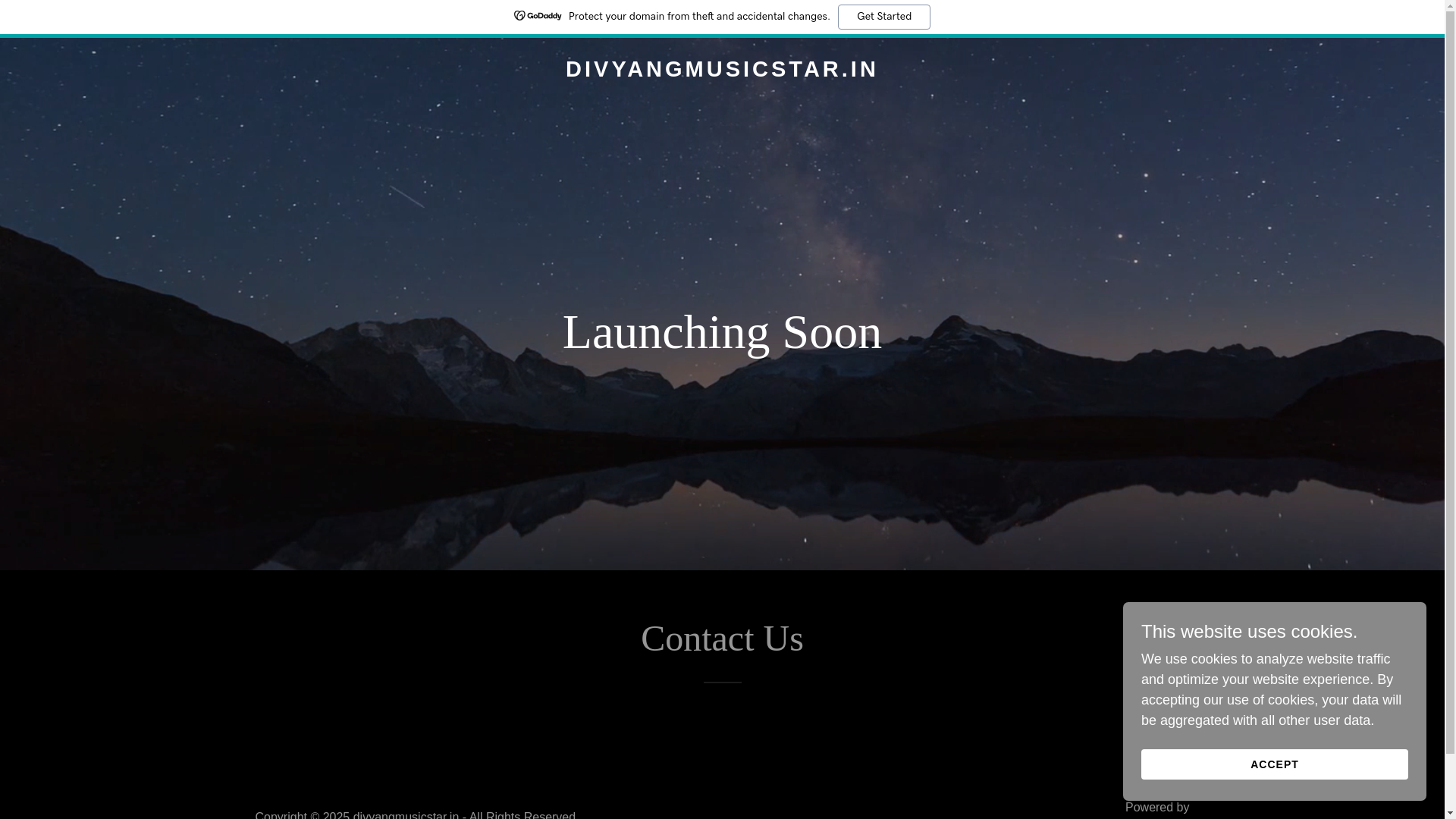 website screenshot of https://divyangmusicstar.in/