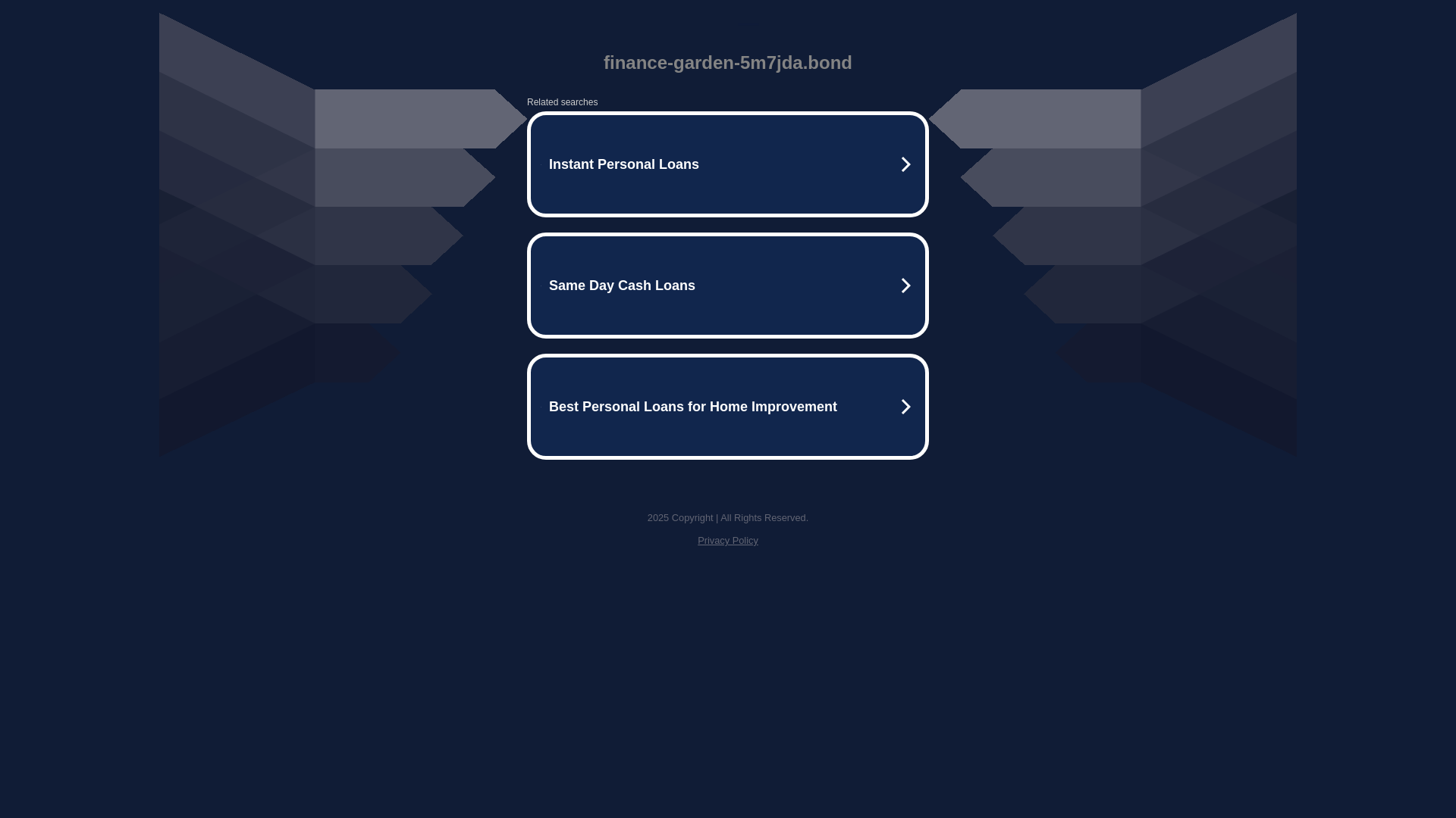 website screenshot of https://finance-garden-5m7jda.bond/