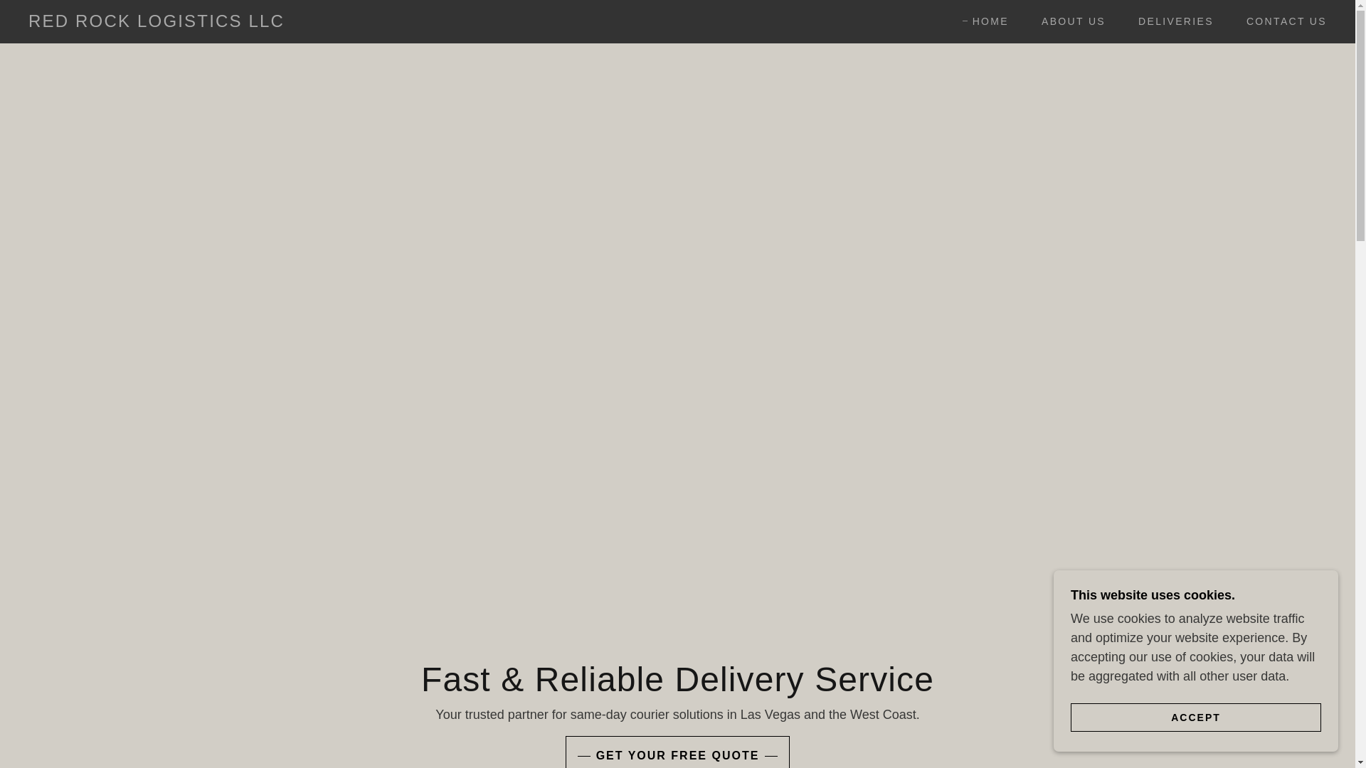 website screenshot of https://redrocklogisticslv.com/