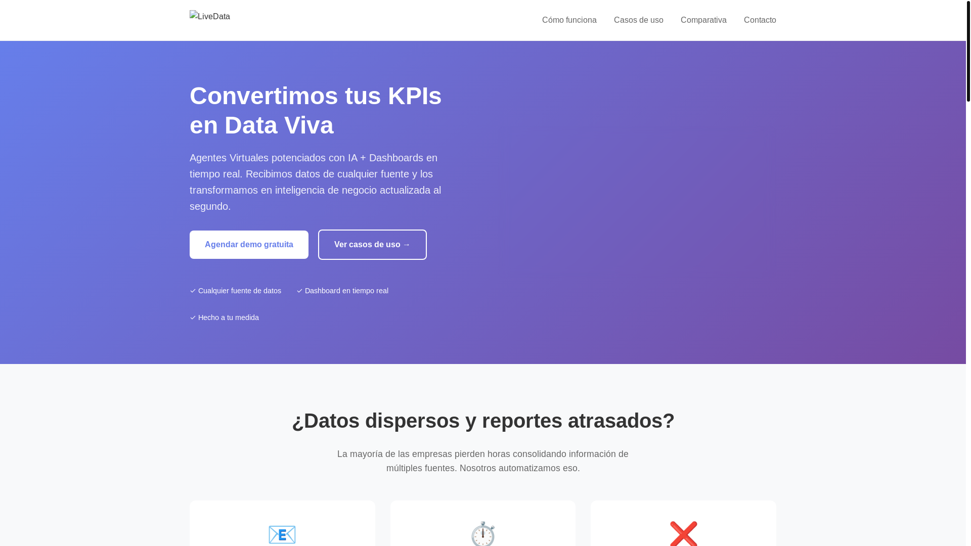 website screenshot of https://livedata-page.pages.dev/