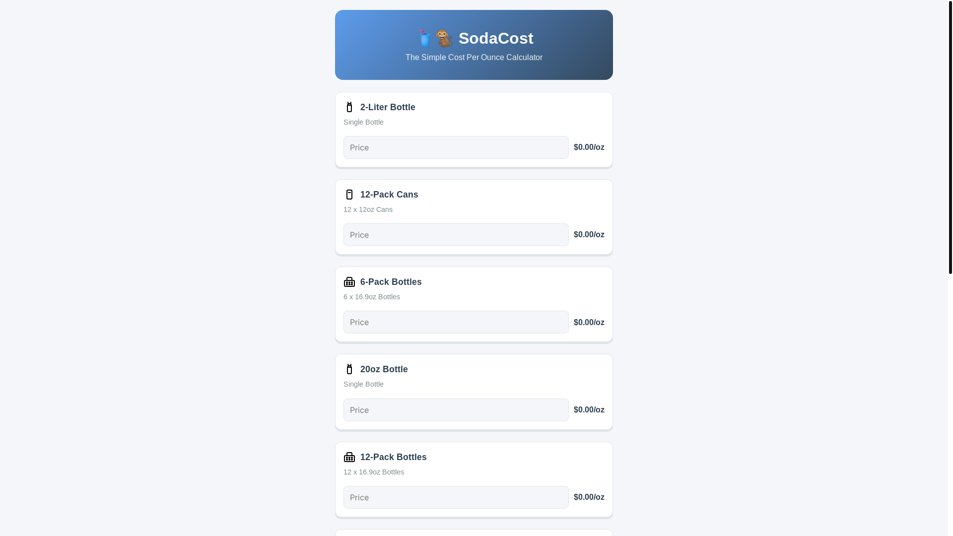website screenshot of https://sodacost-staging.pages.dev/