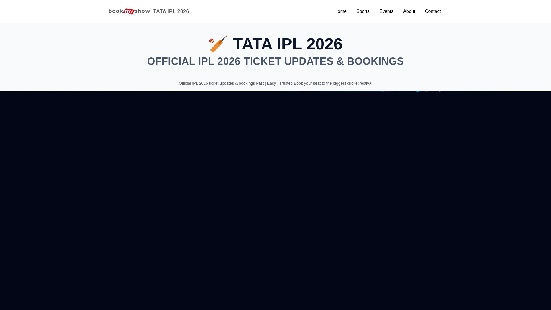 website screenshot of https://bookmyshowticket.in/