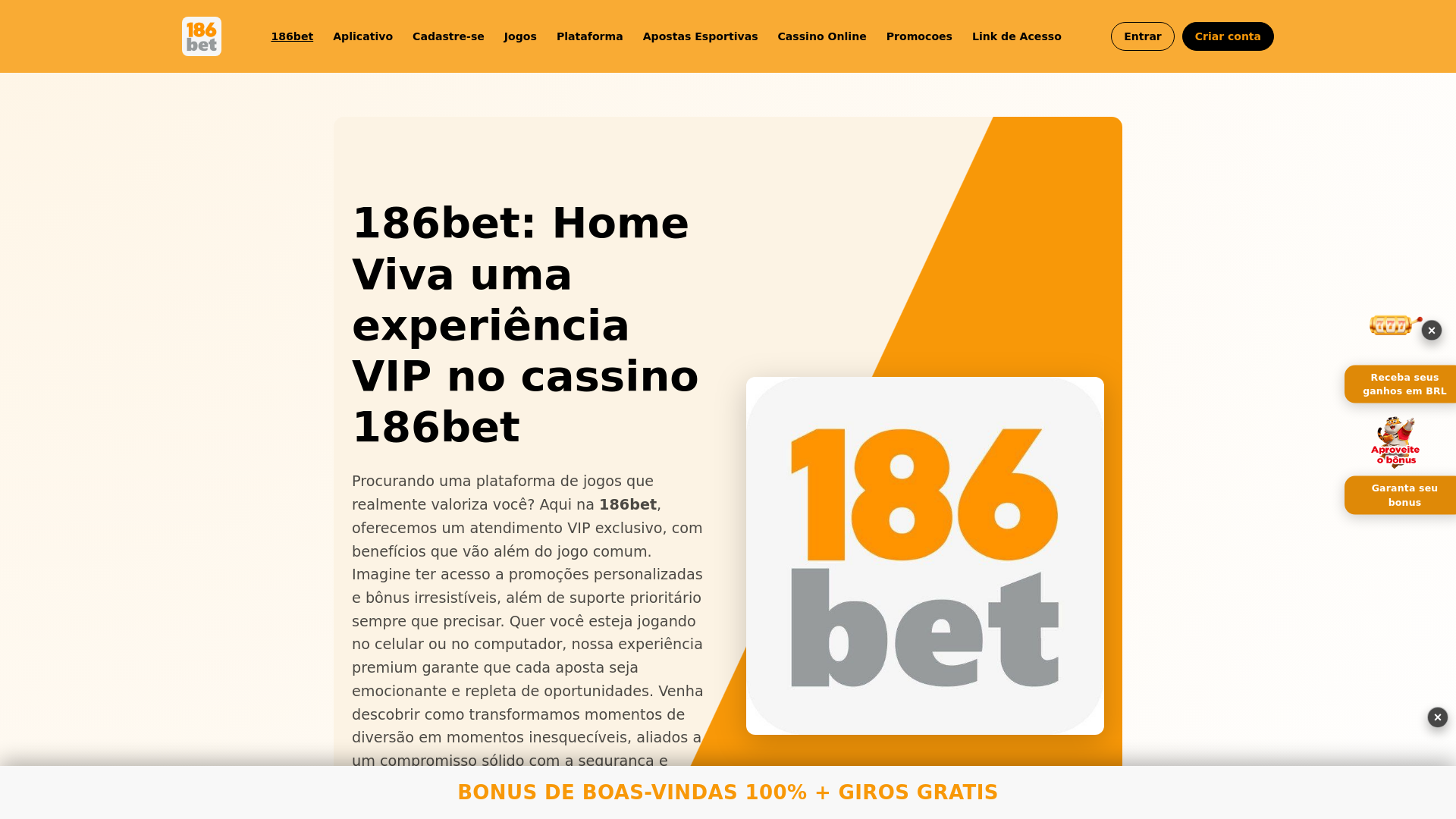 website screenshot of https://186betaviator.com/