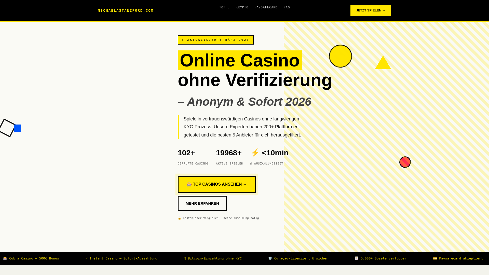 website screenshot of https://michaelastaniford-com.pages.dev/
