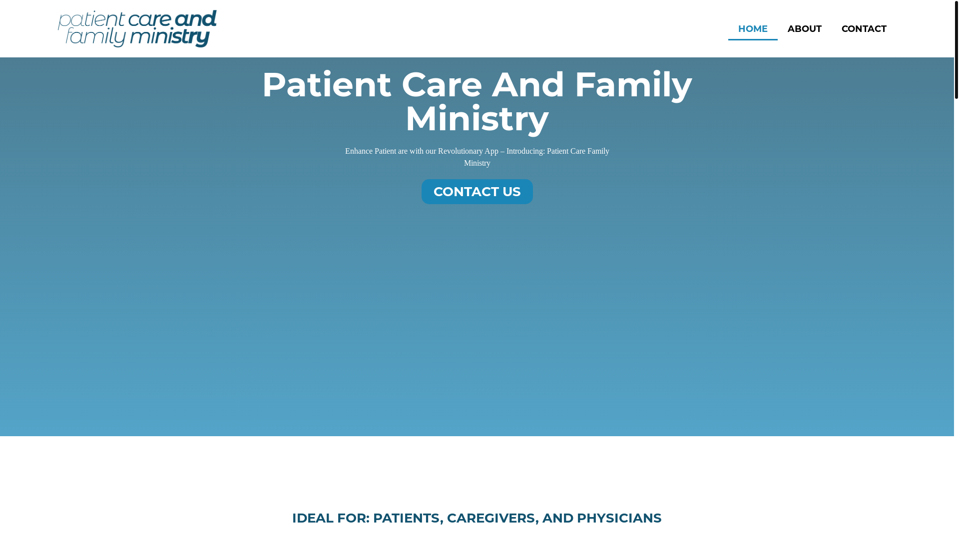 website screenshot of https://patientfamilycaregiver.com/