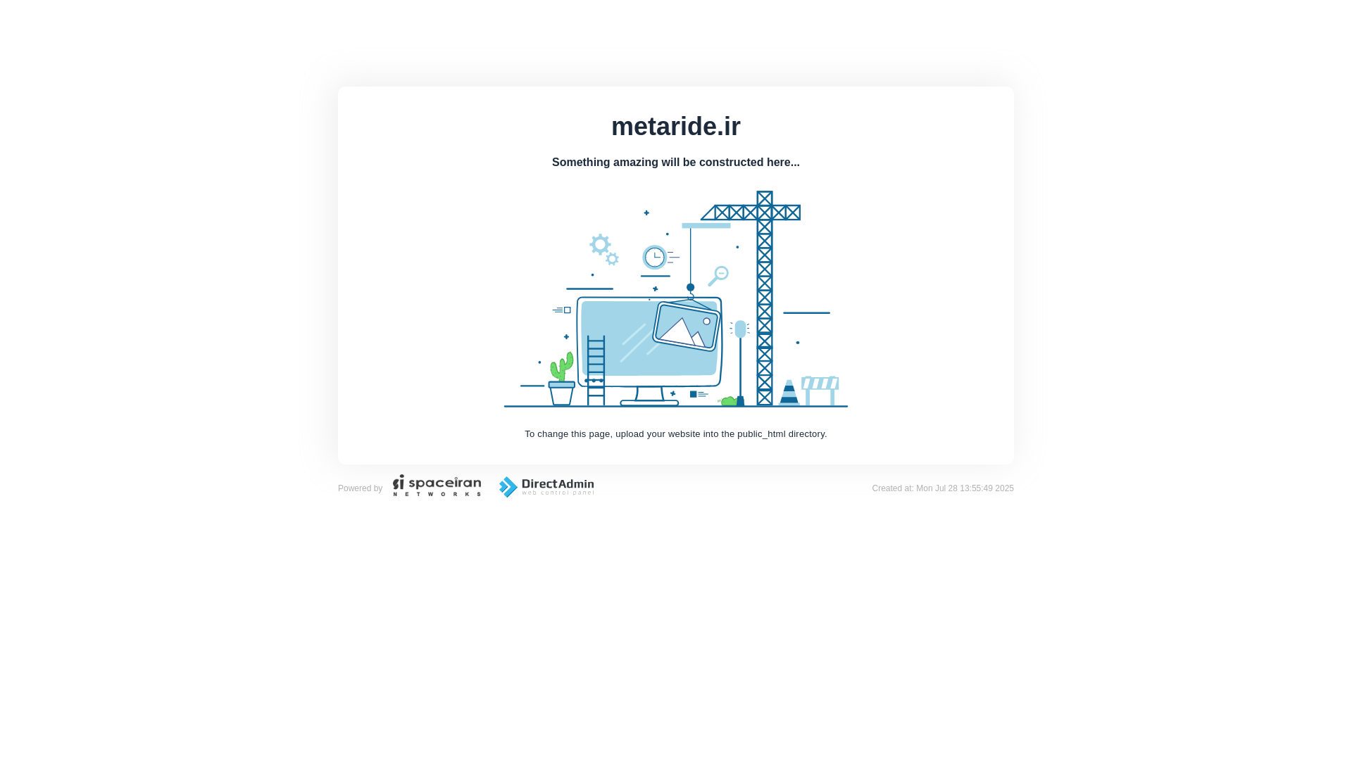 website screenshot of https://metaride.ir/