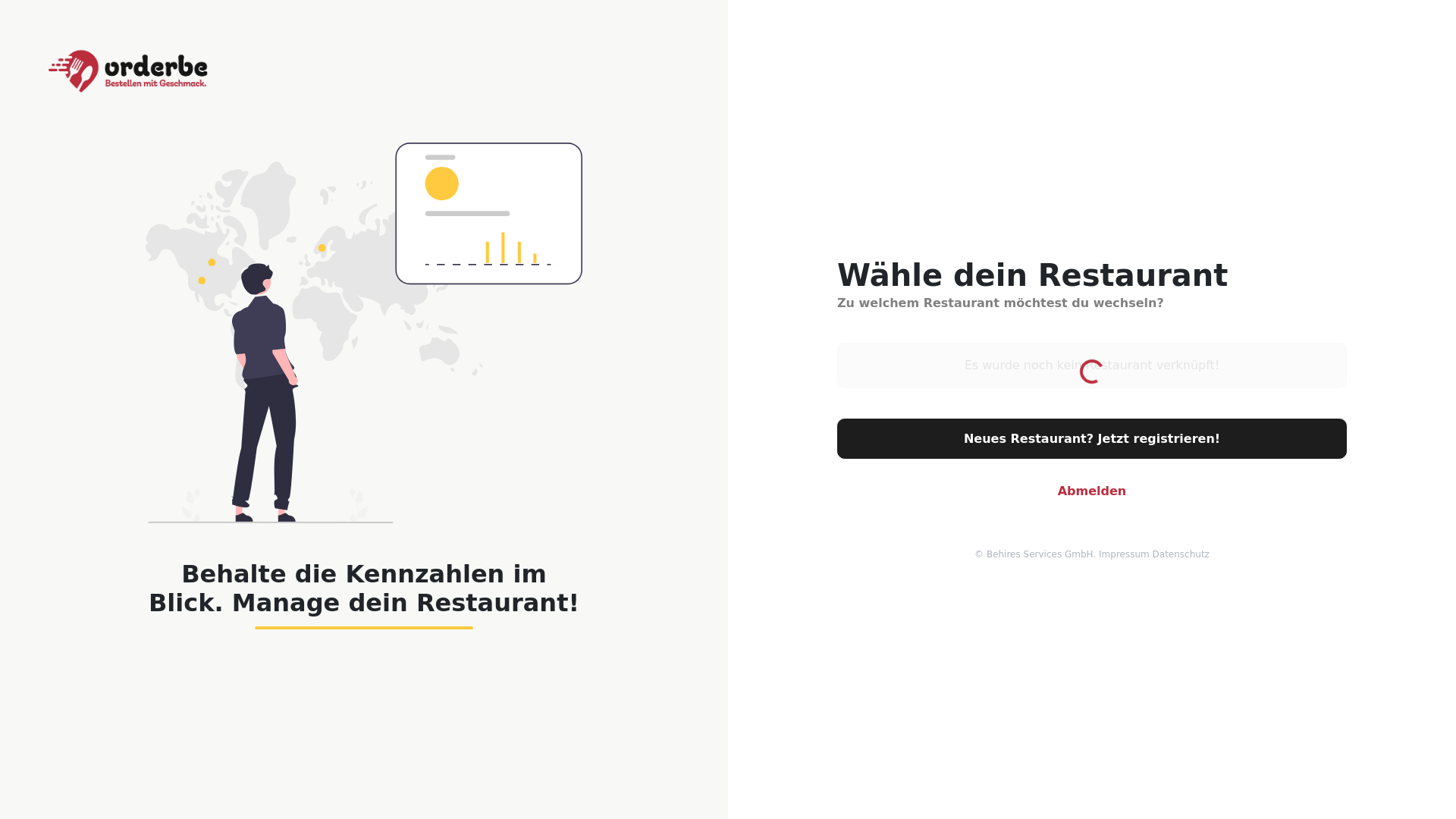 website screenshot of https://orderbe-manager-v2.pages.dev/