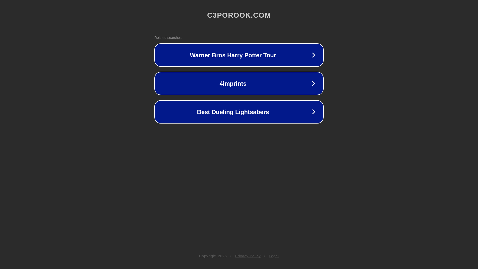 website screenshot of https://c3porook.com/