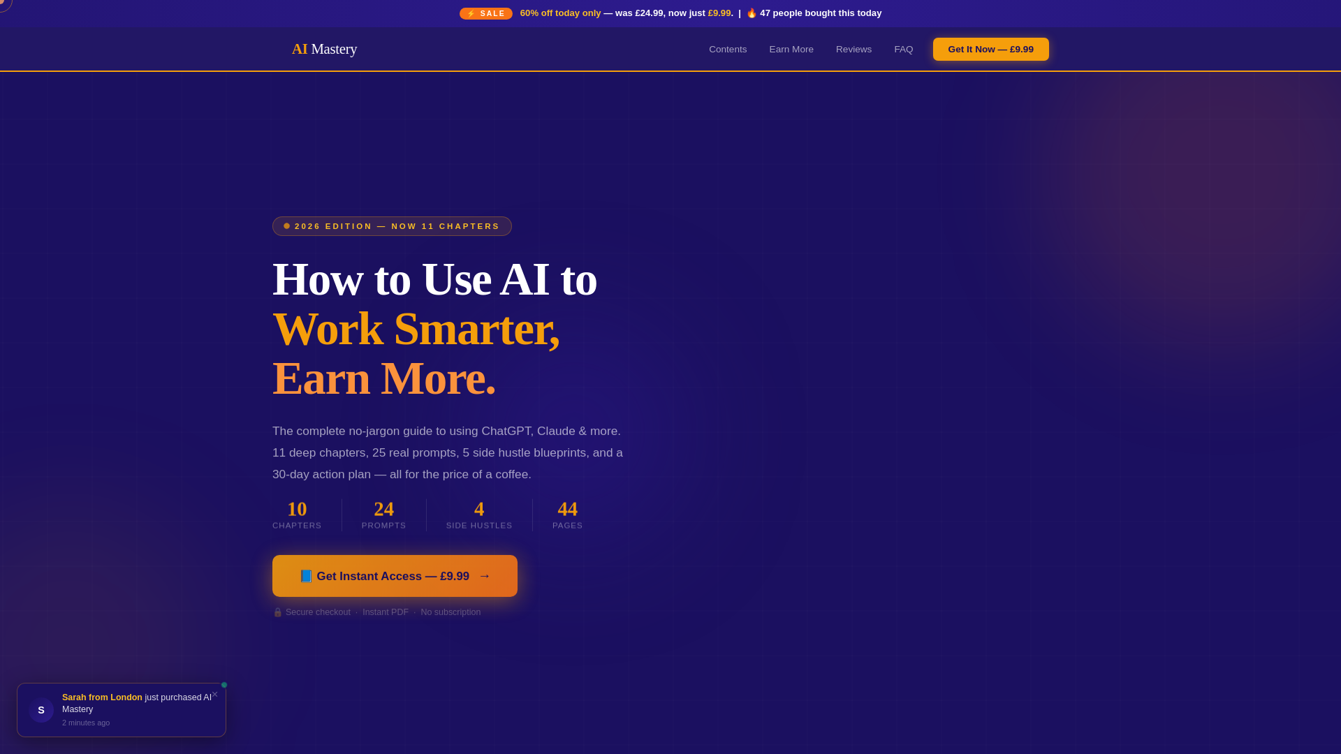 website screenshot of https://aimastery.uk/
