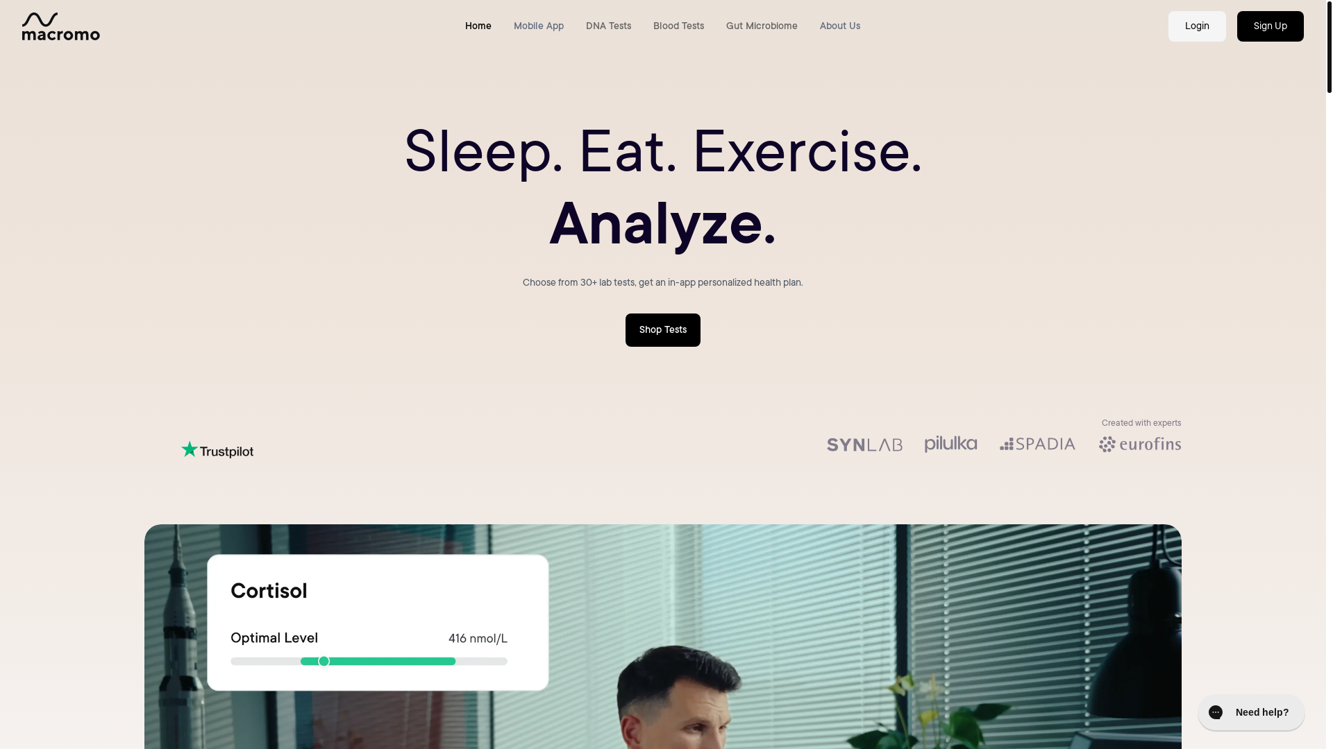 website screenshot of https://macromo-home-prod.pages.dev/