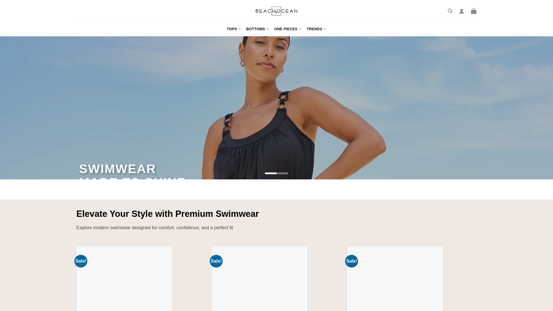 website screenshot of https://beach2oceans.com/