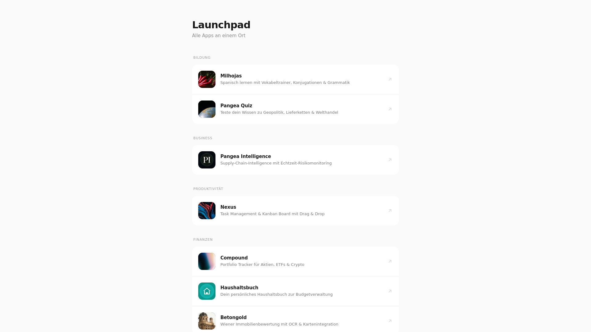 website screenshot of https://launchpad-asy.pages.dev/