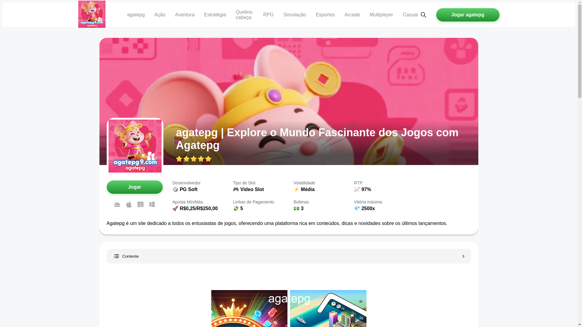 website screenshot of https://agatepg9.com/