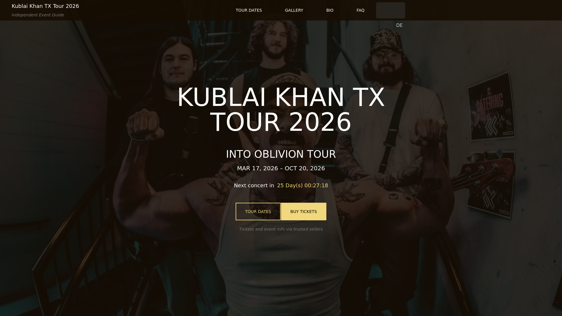 website screenshot of https://kublaikhantxtour.com/