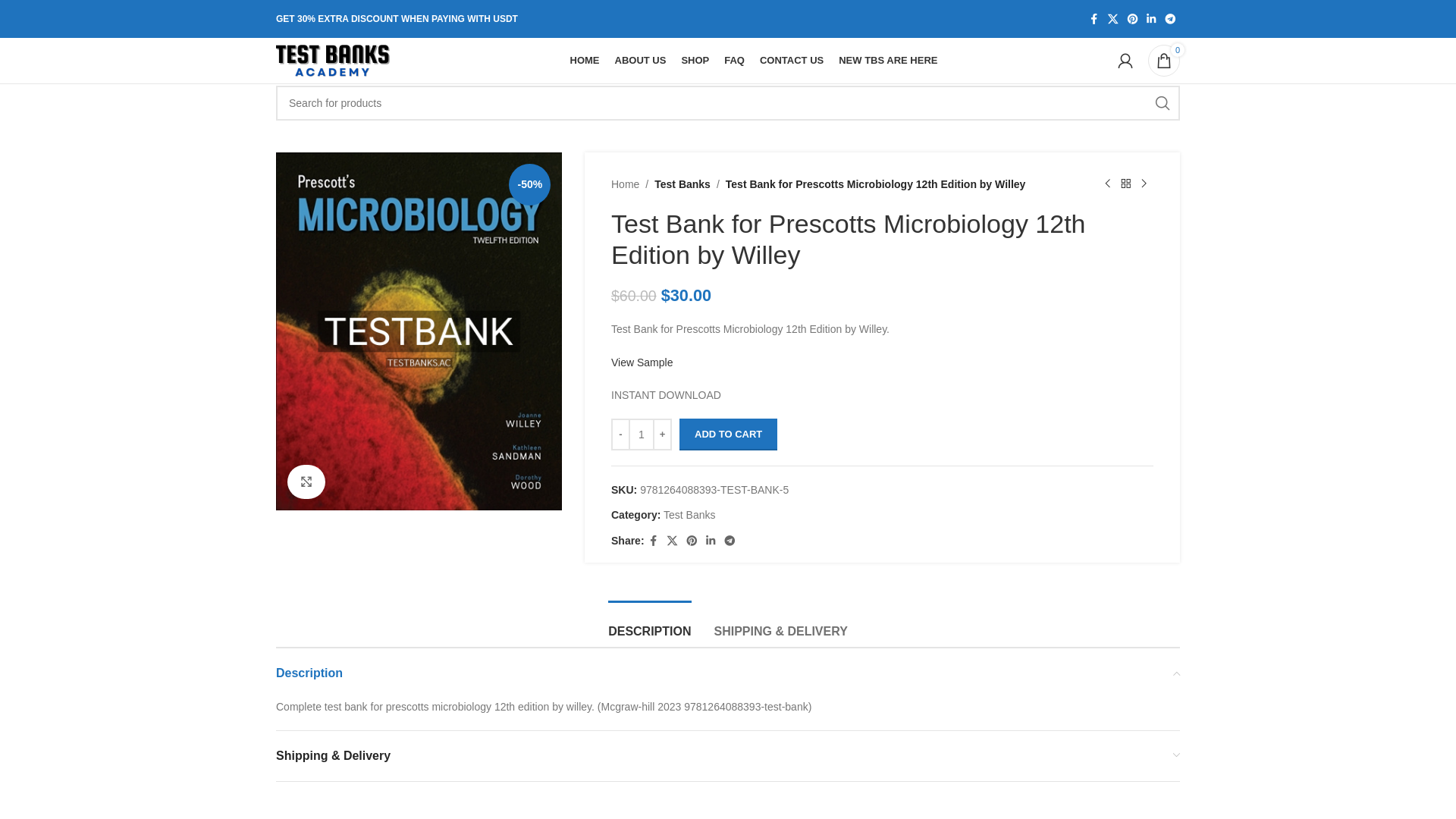 website screenshot of https://testbanks.ac/product/9781264088393-TEST-BANK-5/