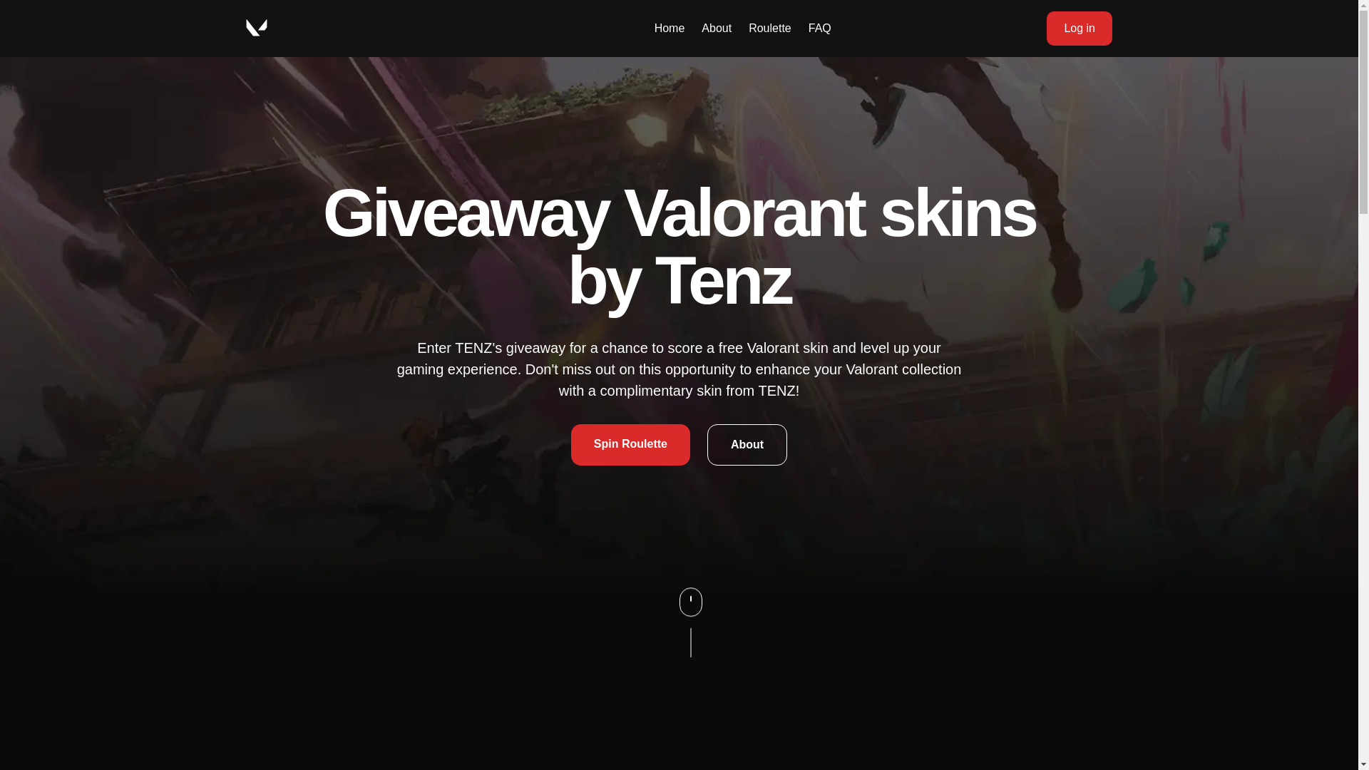 website screenshot of https://tenzgive.live/