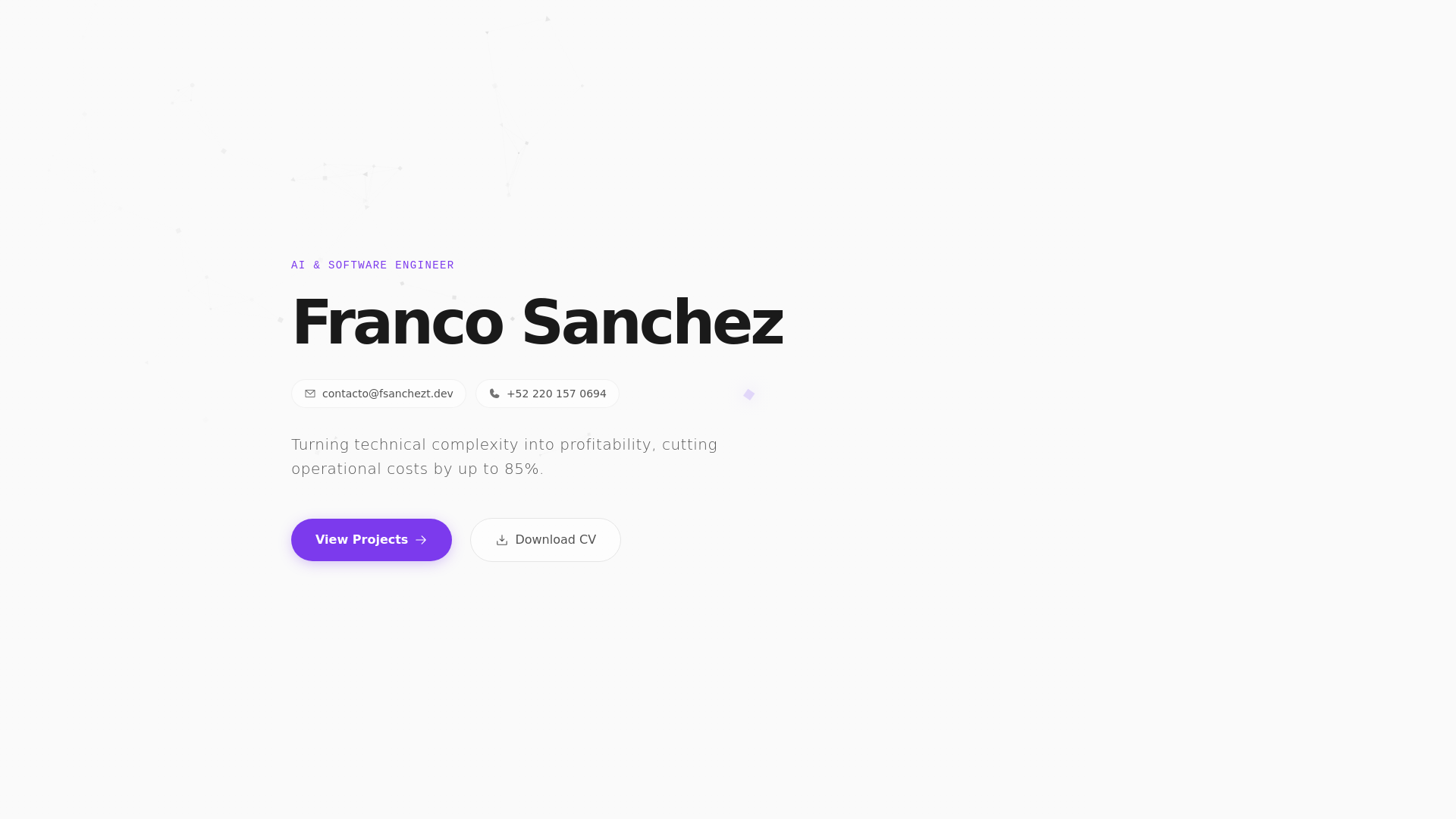 website screenshot of https://fsanchezt.dev/