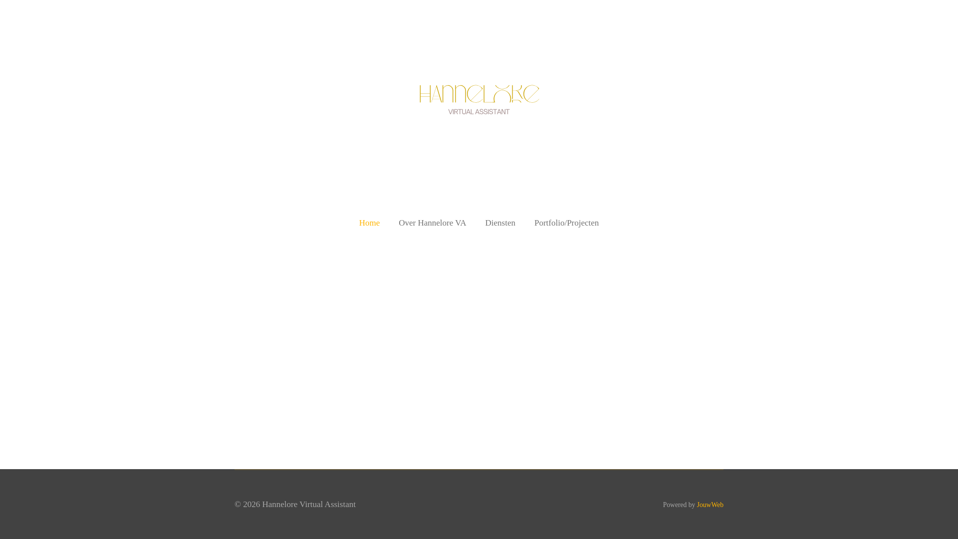 website screenshot of https://hsvirtualassistant.be