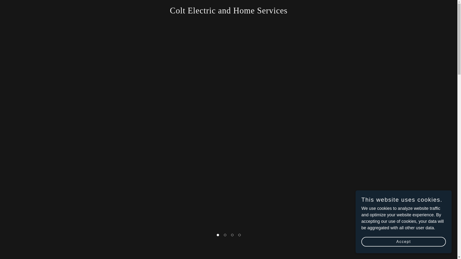 website screenshot of https://coltelectricandhomeservices.com/