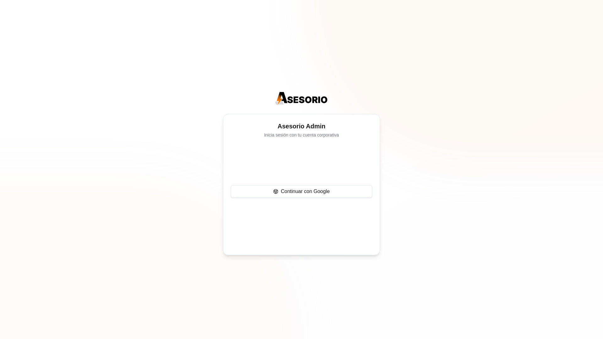 website screenshot of https://asesorio-admin-panel-dev.pages.dev/