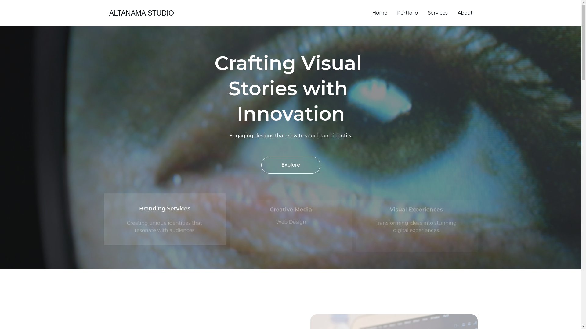 website screenshot of https://altanamastudio.online/