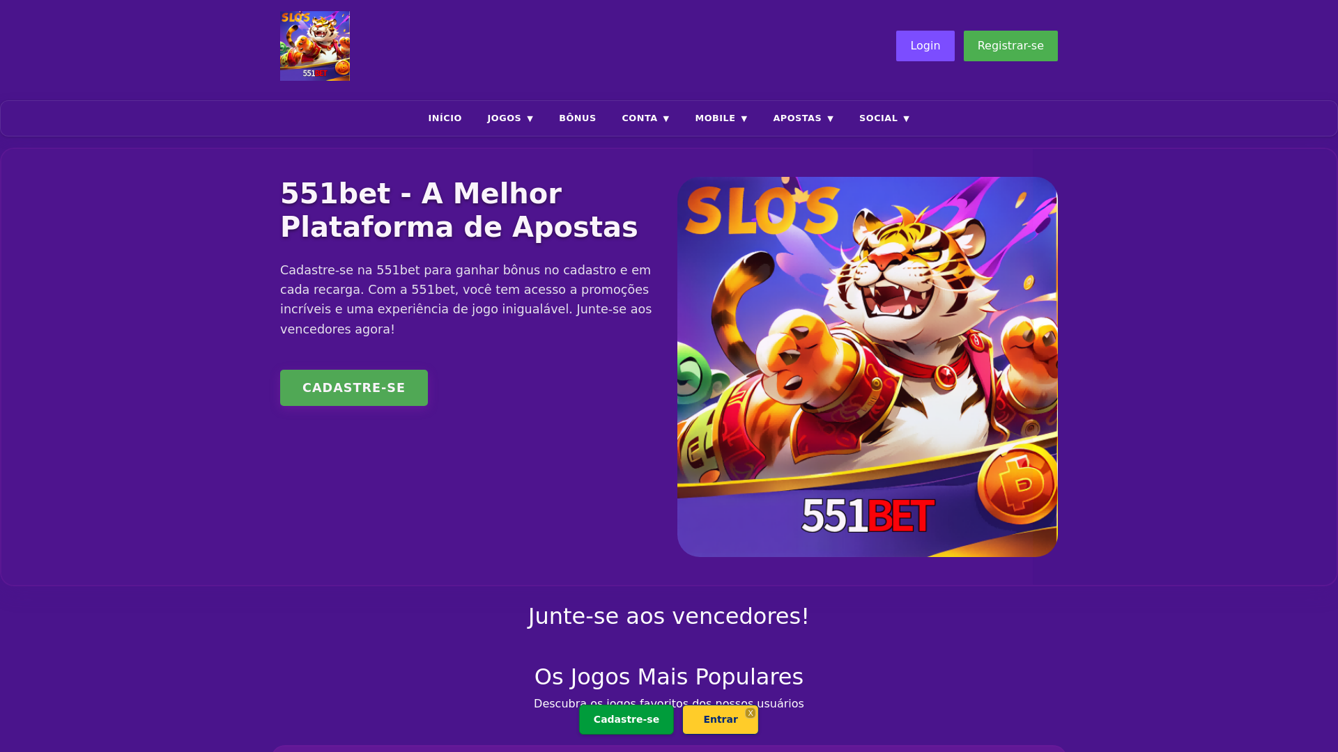 website screenshot of https://551beth1.com