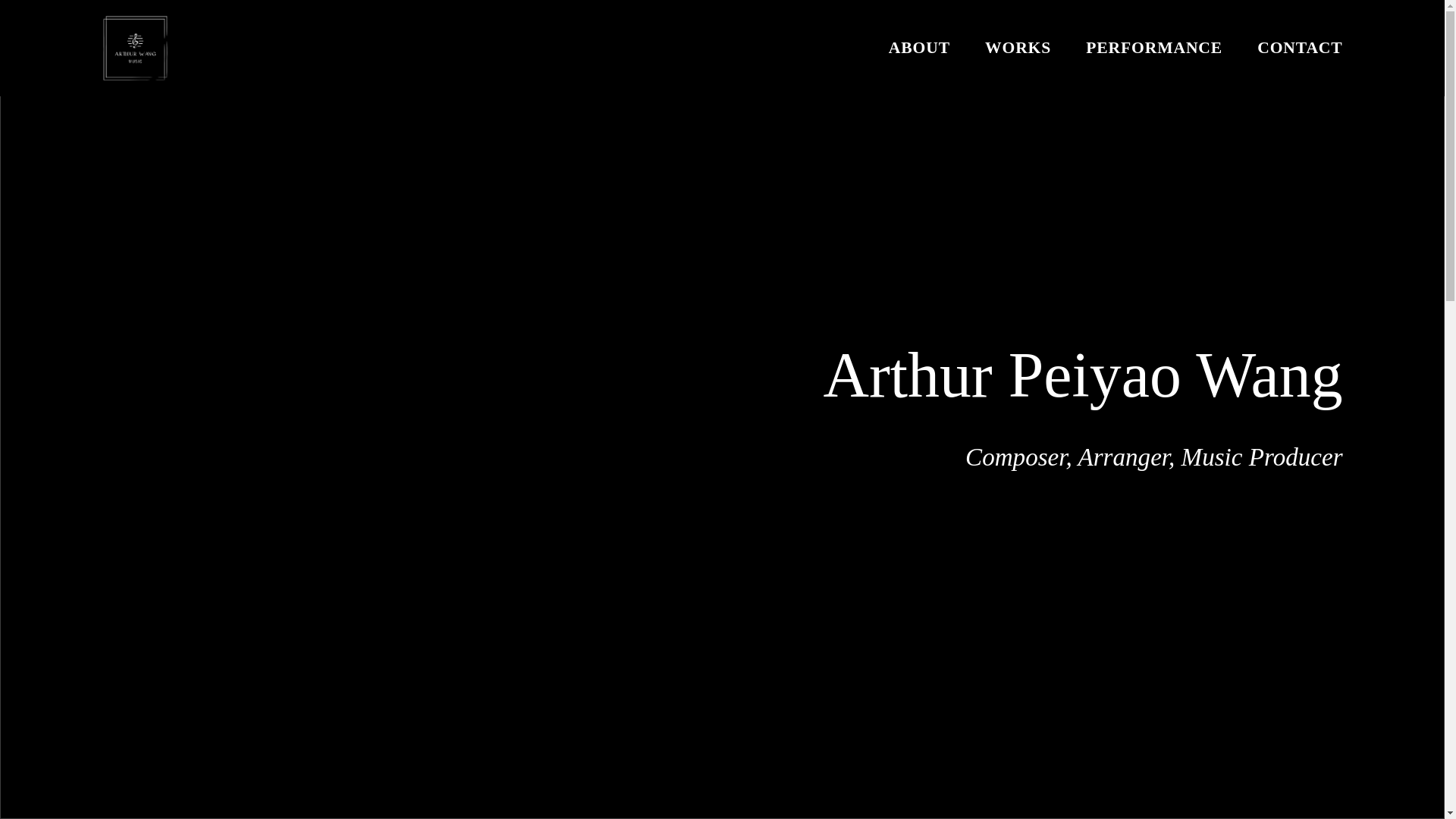 website screenshot of https://arthurwangmusic.com/