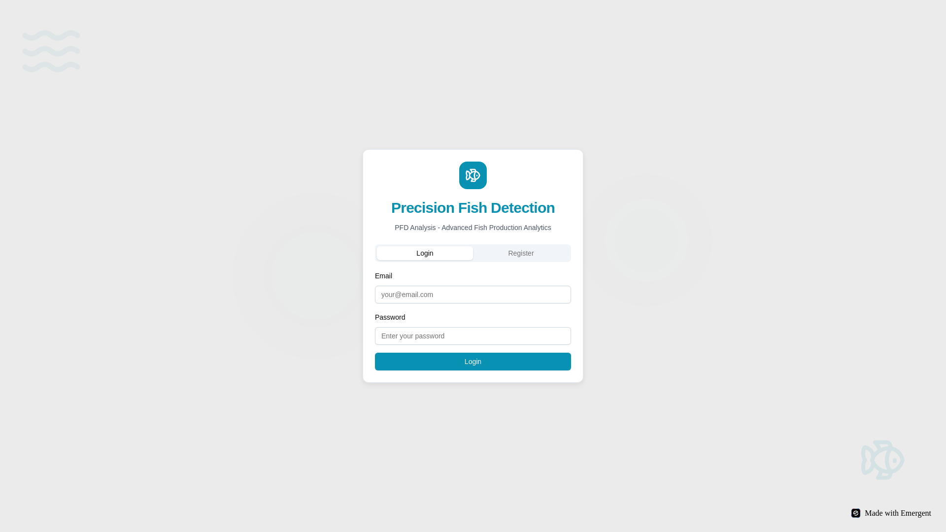 website screenshot of https://precisionfishdetection.com/