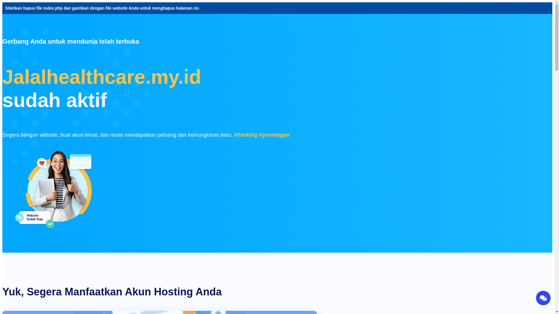 website screenshot of https://jalalhealthcare.my.id/