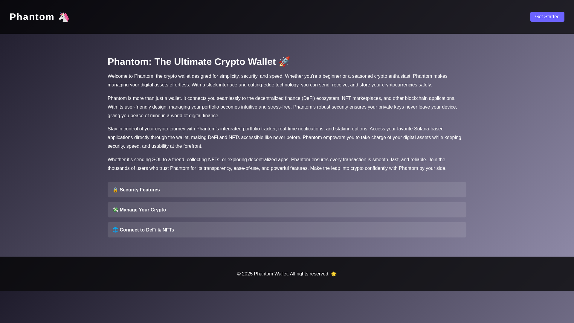 website screenshot of https://pub-hub-phantomwallet.pages.dev/